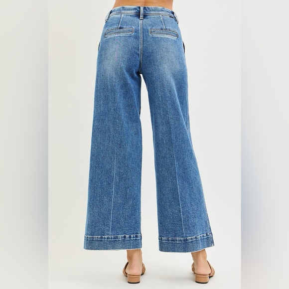 NEW 🎉 RISEN Slouchy Ankle Wide Jeans - Picture 6 of 7